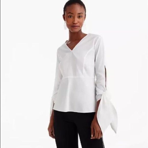 Universal Standard for J Crew Crisp Tie Black - Picture 1 of 11